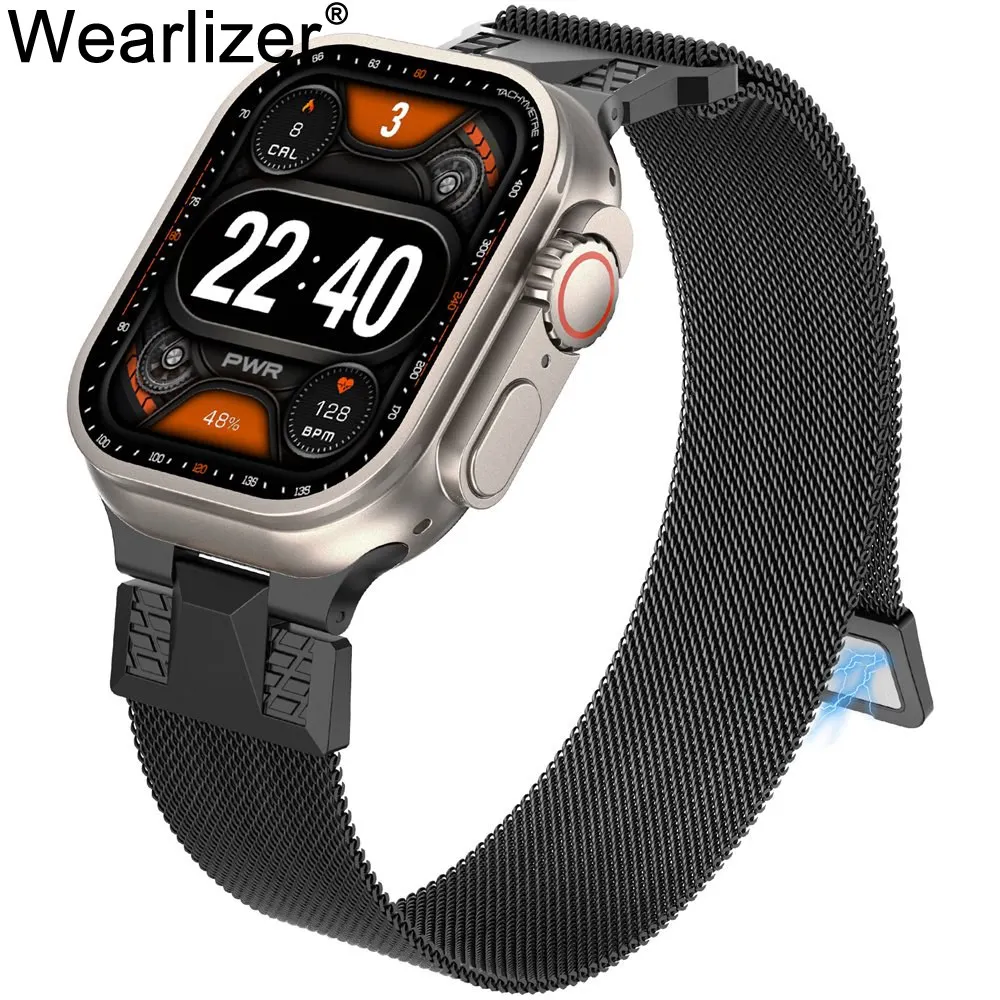 Металлический титановый ремешок Wearlizer для Apple Watch Ultra 2, браслет из нержавеющей стали для iWatch 9, 8, 7, SE, 6, 5, 4, 3, 2, 1, 49 мм, 45 мм, 44 мм, 42 мм
Металлический титановый ремешок Wearlizer для Apple Watch Ultra 2, браслет из нержавеющей стали для iWatch 9, 8, 7, SE, 6, 5, 4, 3, 2, 1, 49 мм, 45 мм, 44 мм, 42 мм