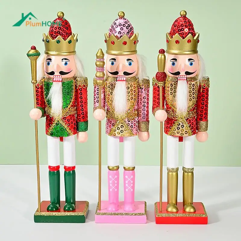 30/38cm Christmas Nutcracker Hand Painted Wooden King Drummer Soldier Puppet Handcraft Christmas Home Office Decoration
30/38cm Christmas Nutcracker Hand Painted Wooden King Drummer Soldier Puppet Handcraft Christmas Home Office Decoration