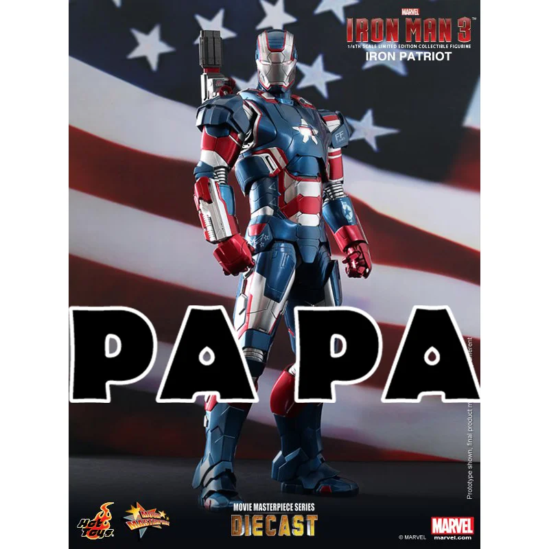 HOTTOYS HT MMS195 Литой Железный человек 3 Железный Патриот 1:6 искусственные подвижные фигурки
HOTTOYS HT MMS195 Литой Железный человек 3 Железный Патриот 1:6 искусственные подвижные фигурки