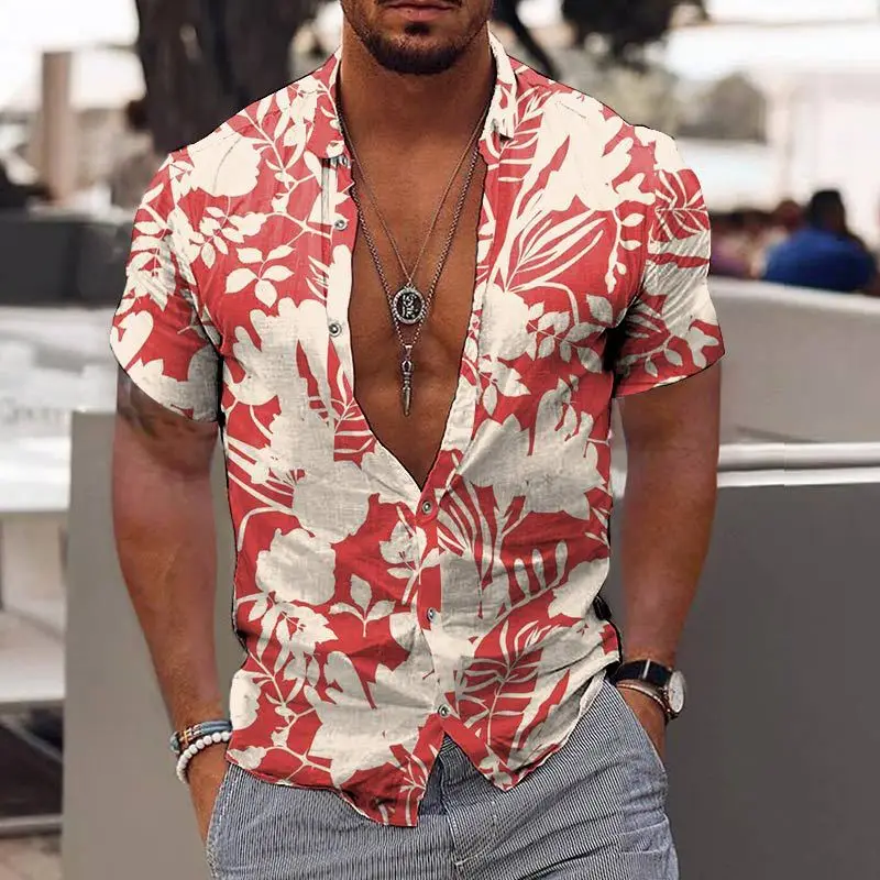 2023 Men'S Flower Shirt 3d Printing Fashion Popular Short Sleeve Casual Outdoor Street Trend Clothing 5xl Oversized Loose Comfor
2023 Men'S Flower Shirt 3d Printing Fashion Popular Short Sleeve Casual Outdoor Street Trend Clothing 5xl Oversized Loose Comfor