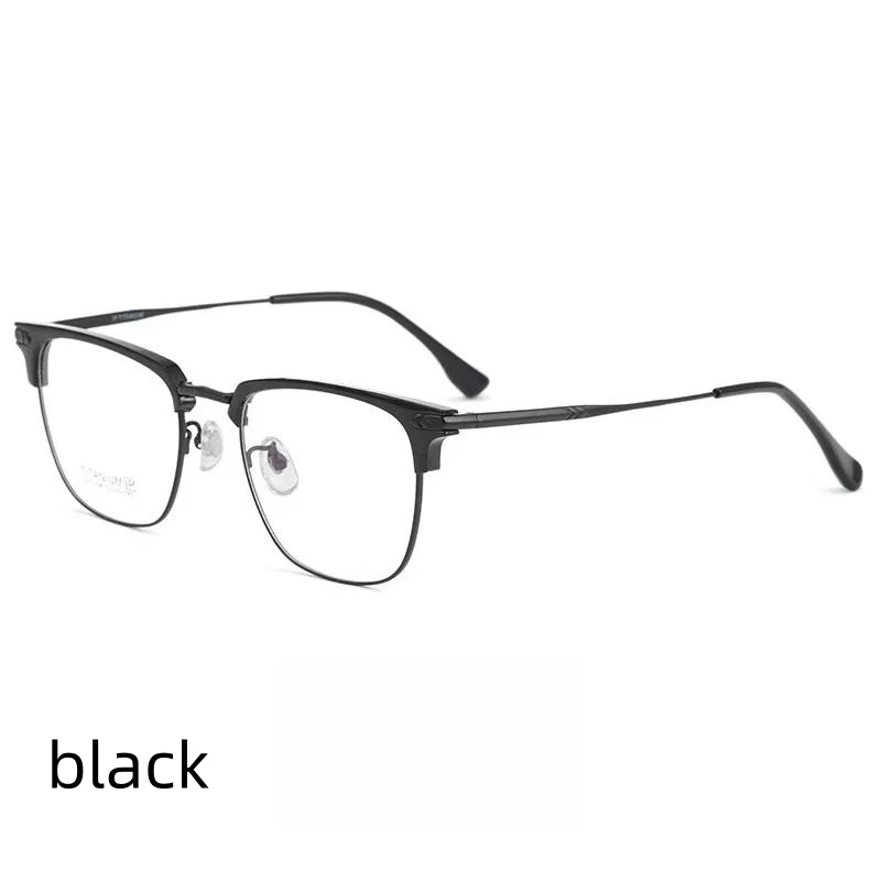

52mm 2023 New Pure titanium man Square Glasses Frame Prescription Glasses Optical Eyeglasses P15208