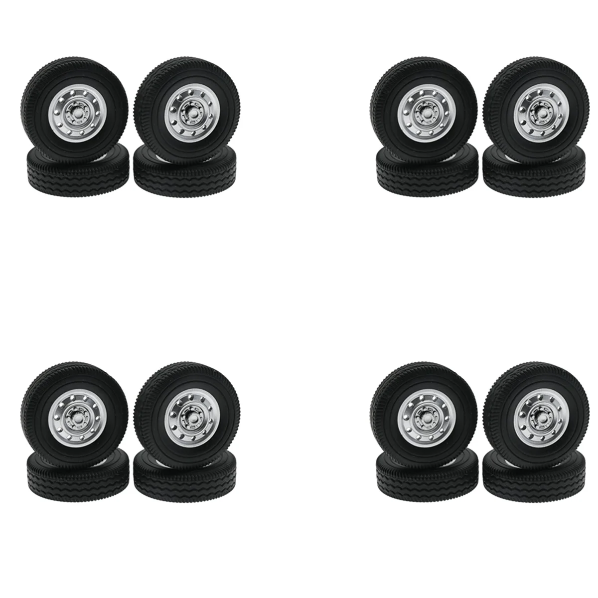 16Pcs Rubber Wheel Tire Tyre for WPL D12 Mini 1/16 RC Drift Truck Car Spare Parts Accessories
16Pcs Rubber Wheel Tire Tyre for WPL D12 Mini 1/16 RC Drift Truck Car Spare Parts Accessories