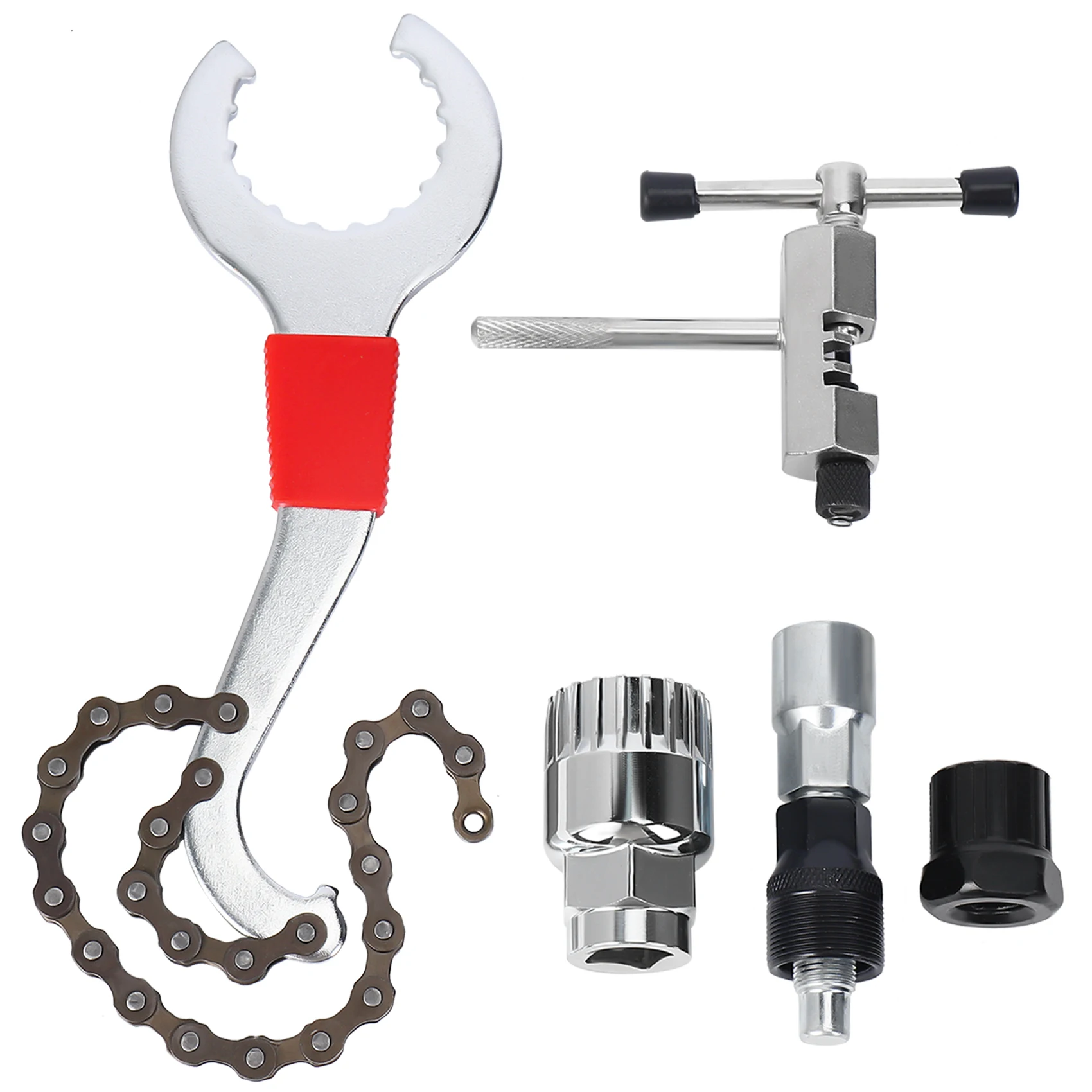 Bicycle Repair Tool Kits Mountain Bike Chain Cutter/Chain Removel/Bracket Remover/Freewheel Remover /Crank Puller Remover
Bicycle Repair Tool Kits Mountain Bike Chain Cutter/Chain Removel/Bracket Remover/Freewheel Remover /Crank Puller Remover