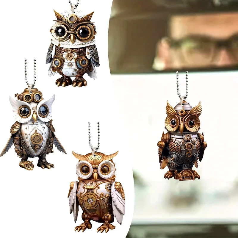 Cross-Border New Cute Owl Acrylic Keychain Chain Flat Car Rearview Mirror Accessory Pendant Car Interior Decoration Pendant
Cross-Border New Cute Owl Acrylic Keychain Chain Flat Car Rearview Mirror Accessory Pendant Car Interior Decoration Pendant