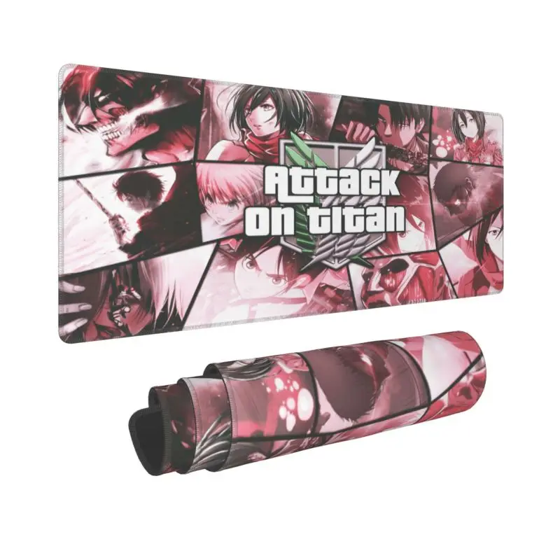 XXL Pc Gamer Non-slip Mousepad Attack On Titan Mousepad Keyboard Large Rubber Desk Mat Anime Computer Carpet Gaming Accessories
XXL Pc Gamer Non-slip Mousepad Attack On Titan Mousepad Keyboard Large Rubber Desk Mat Anime Computer Carpet Gaming Accessories