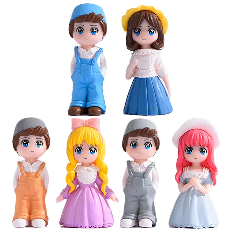 6PCS 6.6cm Boy Girl Sweety Lovers Couple Figurines Craft Romantic Miniature Ornaments Fairy Resin Dolls Wedding Accessories
6PCS 6.6cm Boy Girl Sweety Lovers Couple Figurines Craft Romantic Miniature Ornaments Fairy Resin Dolls Wedding Accessories