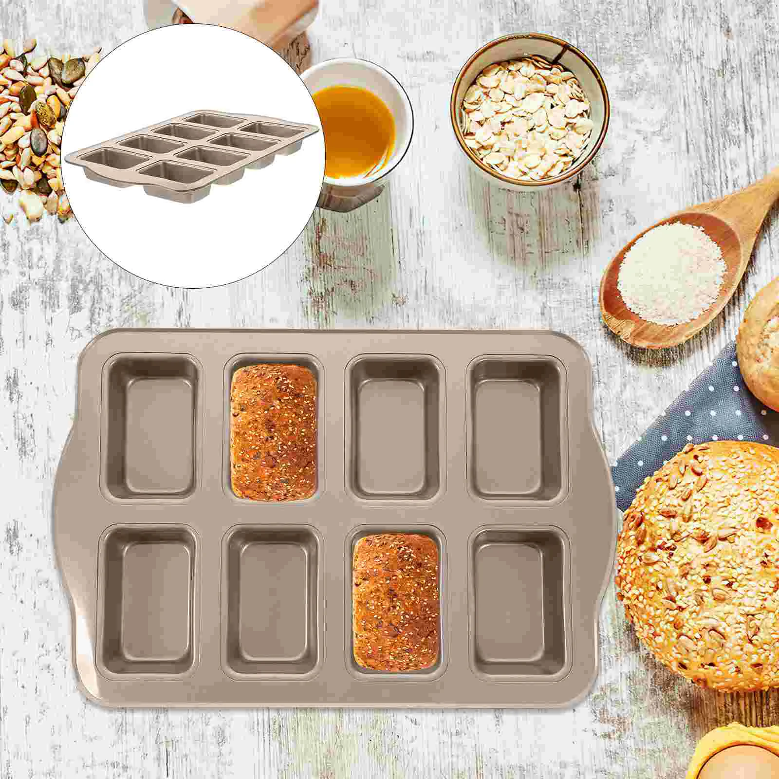 Loaf Bread Cake Mold Mini Pans for Baking Tin Carbon Steel Tins Tart Plate Small 
Loaf Bread Cake Mold Mini Pans for Baking Tin Carbon Steel Tins Tart Plate Small