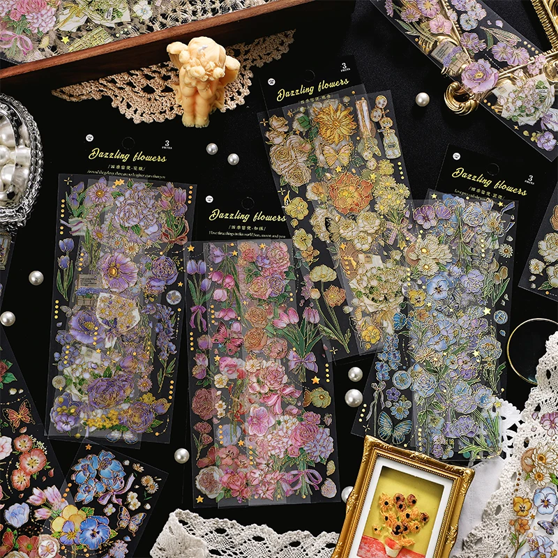 Four Seasons Messenger PET трехмерные бронзирующие наклейки в виде цветов
Four Seasons Messenger PET трехмерные бронзирующие наклейки в виде цветов