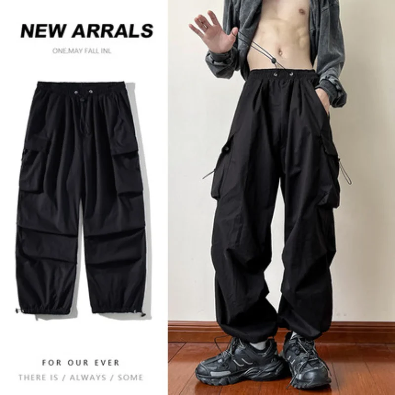 Y2K Cargo Pants Streetwear Men Women Casual Solid Pockets Baggy Wide Leg Trousers Harajuku Hippie Joggers Sweatpants Pantalones
Y2K Cargo Pants Streetwear Men Women Casual Solid Pockets Baggy Wide Leg Trousers Harajuku Hippie Joggers Sweatpants Pantalones