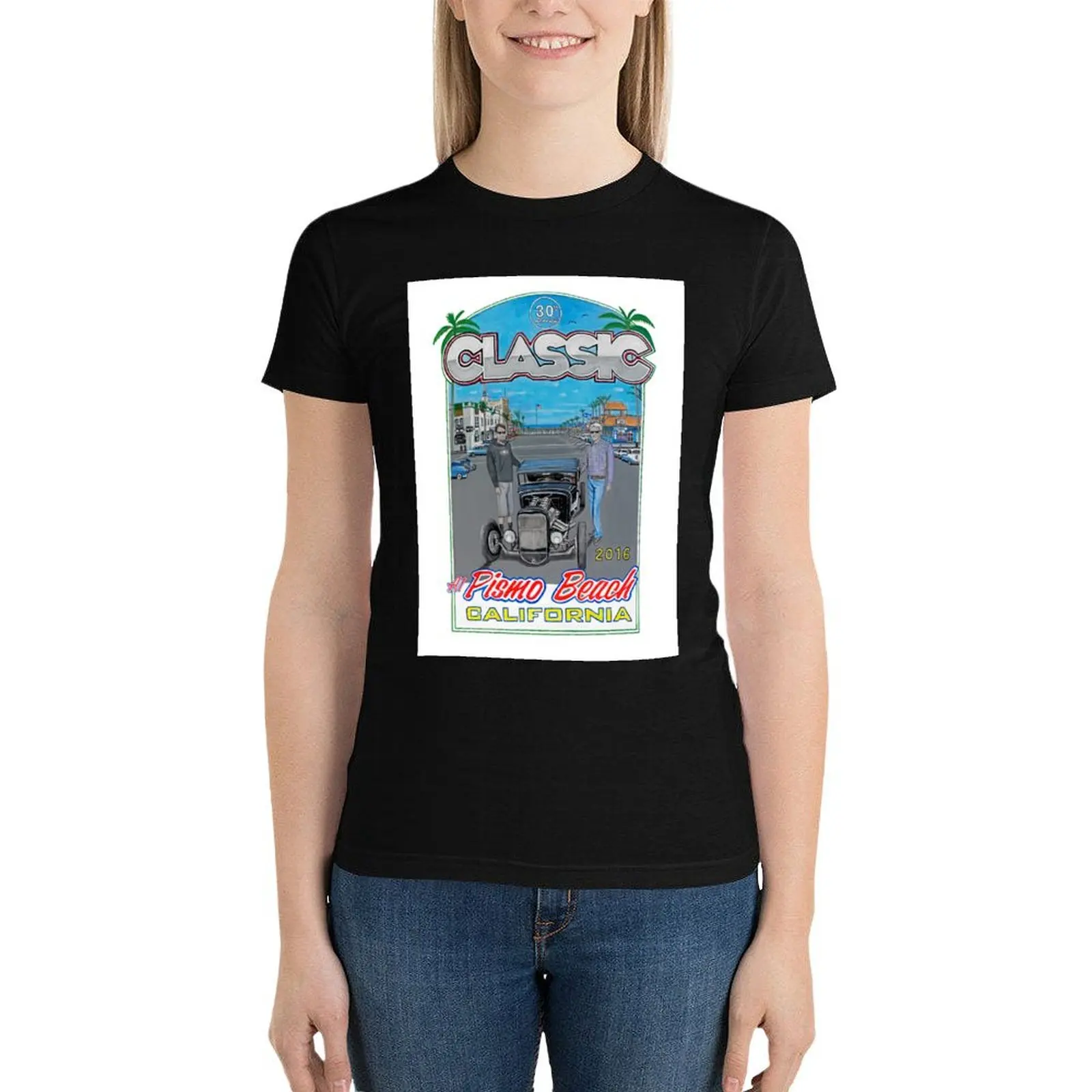 Pismo Beach Classic Car Show T-Shirt summer clothes korean fashion white t-shirts for Women
Pismo Beach Classic Car Show T-Shirt summer clothes korean fashion white t-shirts for Women