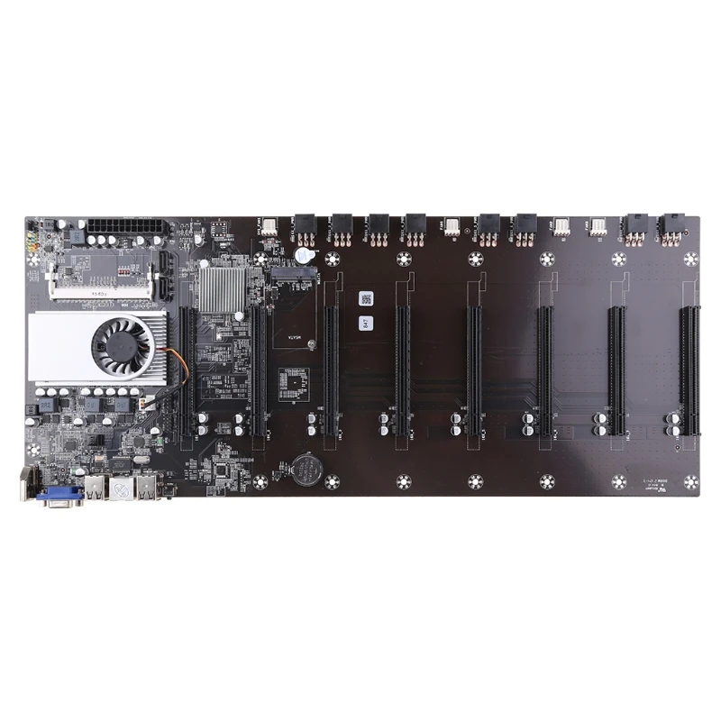 BTC-T37 Miner Motherboard CPU Expandable Port 8 Card Slot 8 PCIE16X for 64G mSATA SSD VGA
BTC-T37 Miner Motherboard CPU Expandable Port 8 Card Slot 8 PCIE16X for 64G mSATA SSD VGA