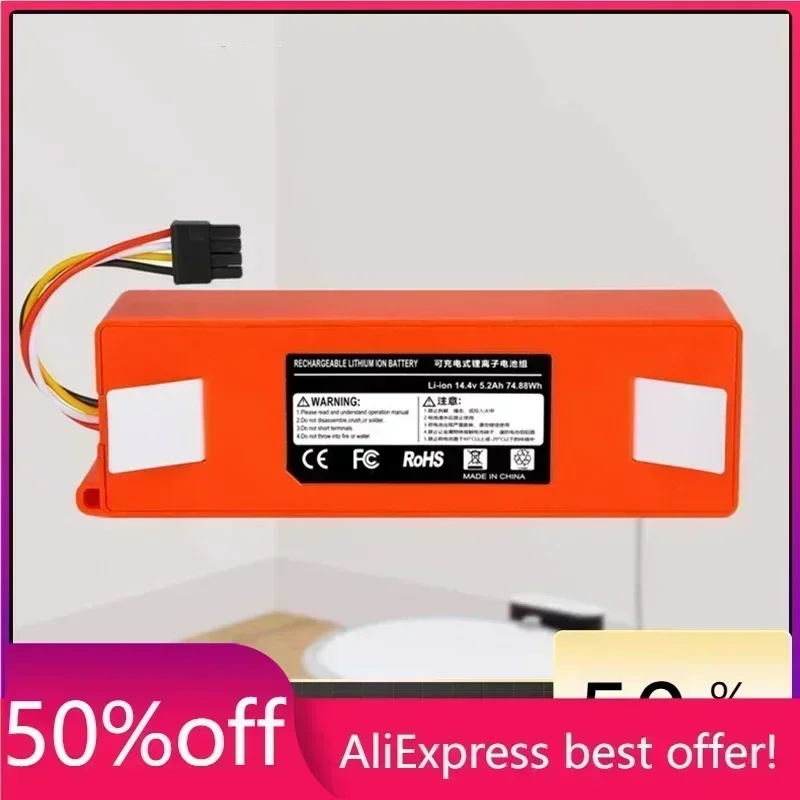 Robotic Vacuum cleaner Replacement Battery for Xiaomi Robot Roborock S50 S51 S55 Accessory Spare Parts li-ion battery 9800mAh
Robotic Vacuum cleaner Replacement Battery for Xiaomi Robot Roborock S50 S51 S55 Accessory Spare Parts li-ion battery 9800mAh