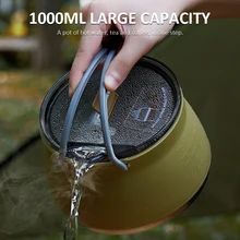 1000ML Silicone Folding Kettle Portable Camping Boiling Water Pot with Handle Tea Coffee Cooker for Camping Travel
1000ML Silicone Folding Kettle Portable Camping Boiling Water Pot with Handle Tea Coffee Cooker for Camping Travel