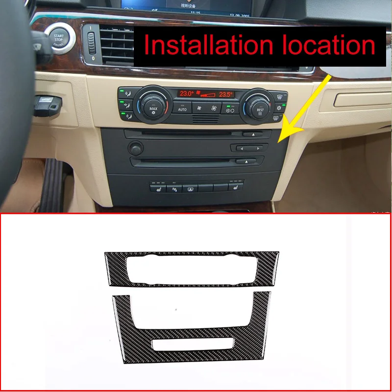 Soft Carbon Fiber For BMW 3 Series E90 E92 2012 Car Accessories 2 Pcs Car Center Console CD Decoration Panel Cover Trim
Soft Carbon Fiber For BMW 3 Series E90 E92 2012 Car Accessories 2 Pcs Car Center Console CD Decoration Panel Cover Trim