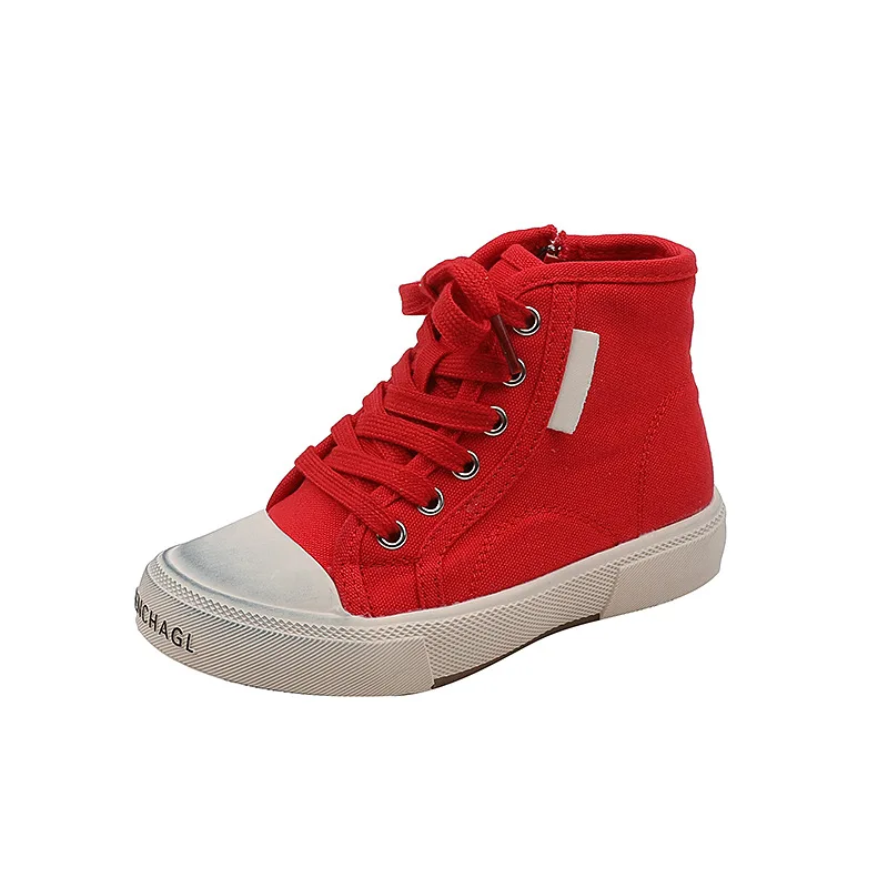 Spring & autumn Fashion Kids Sneakers Girls Sneakers Boys Shoes Kids High top canvas shoes Size 26-37 Children Shoes Side zipper
Spring & autumn Fashion Kids Sneakers Girls Sneakers Boys Shoes Kids High top canvas shoes Size 26-37 Children Shoes Side zipper