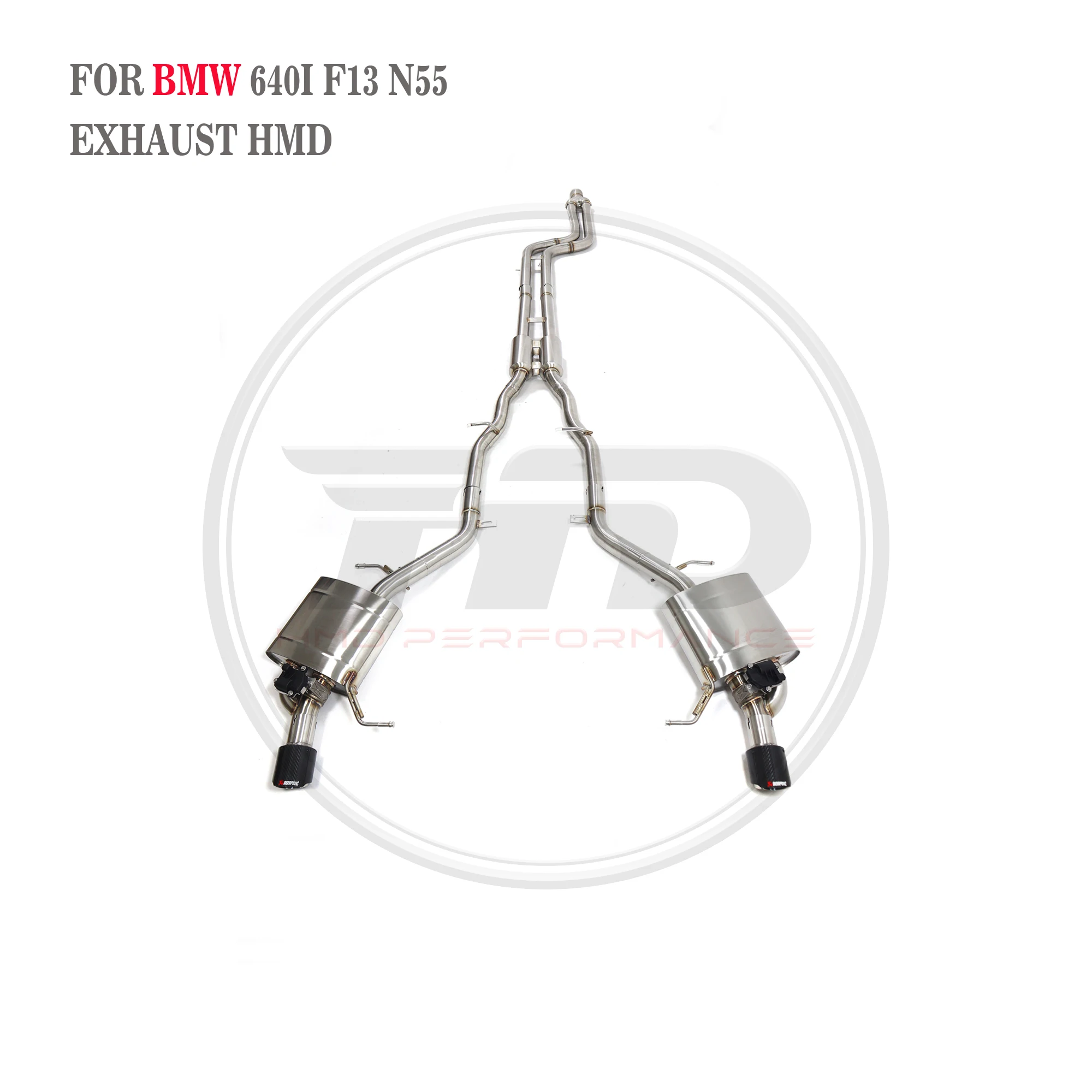 HMD Stainless Steel Exhaust System Performance Catback For BMW 640i F06 F12 F13 N55 Engine Muffler With Valve
HMD Stainless Steel Exhaust System Performance Catback For BMW 640i F06 F12 F13 N55 Engine Muffler With Valve