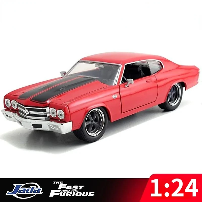 

Jada 1:24 Fast&Furious Dom’s 1970 Chevrolet Chevelle SS High Simulation Diecast Car Metal Alloy Model Car Gift Collection