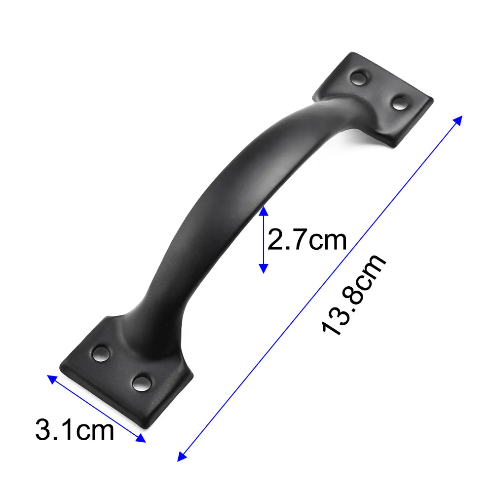 Antique Rustic Style Door Pull Handle Vintage Cast Iron Cupboard Wardrobe With Mounting Screws Retro Iron Black
Antique Rustic Style Door Pull Handle Vintage Cast Iron Cupboard Wardrobe With Mounting Screws Retro Iron Black