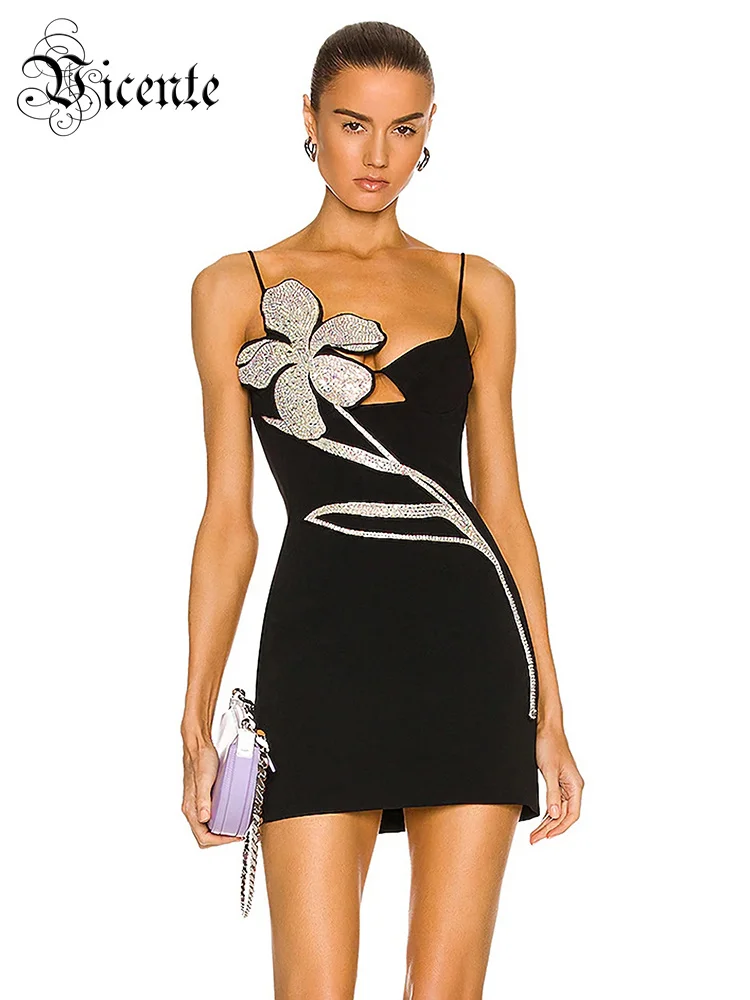 VC Black Dress Women Chic And Elegant Crystal Flower Bodycon Bandage Mini Dresses On Sales With Free Shipping
VC Black Dress Women Chic And Elegant Crystal Flower Bodycon Bandage Mini Dresses On Sales With Free Shipping