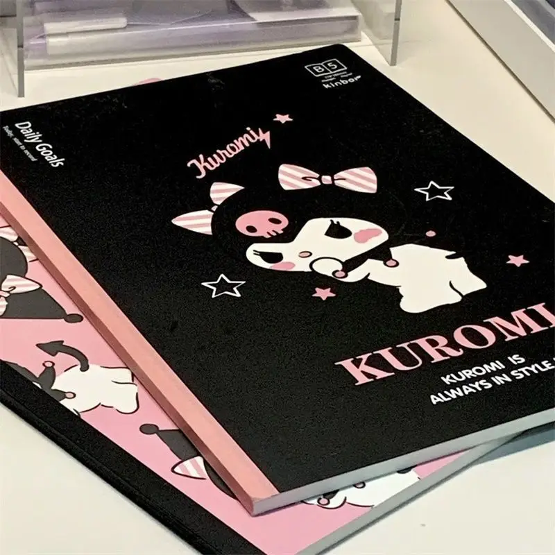 Блокнот Ins Sanrio Kuromi, милый студенческий блокнот B5, милый мультяшный блокнот с сердечками для девушек, аксессуар для учебы, 2 шт.
Блокнот Ins Sanrio Kuromi, милый студенческий блокнот B5, милый мультяшный блокнот с сердечками для девушек, аксессуар для учебы, 2 шт.