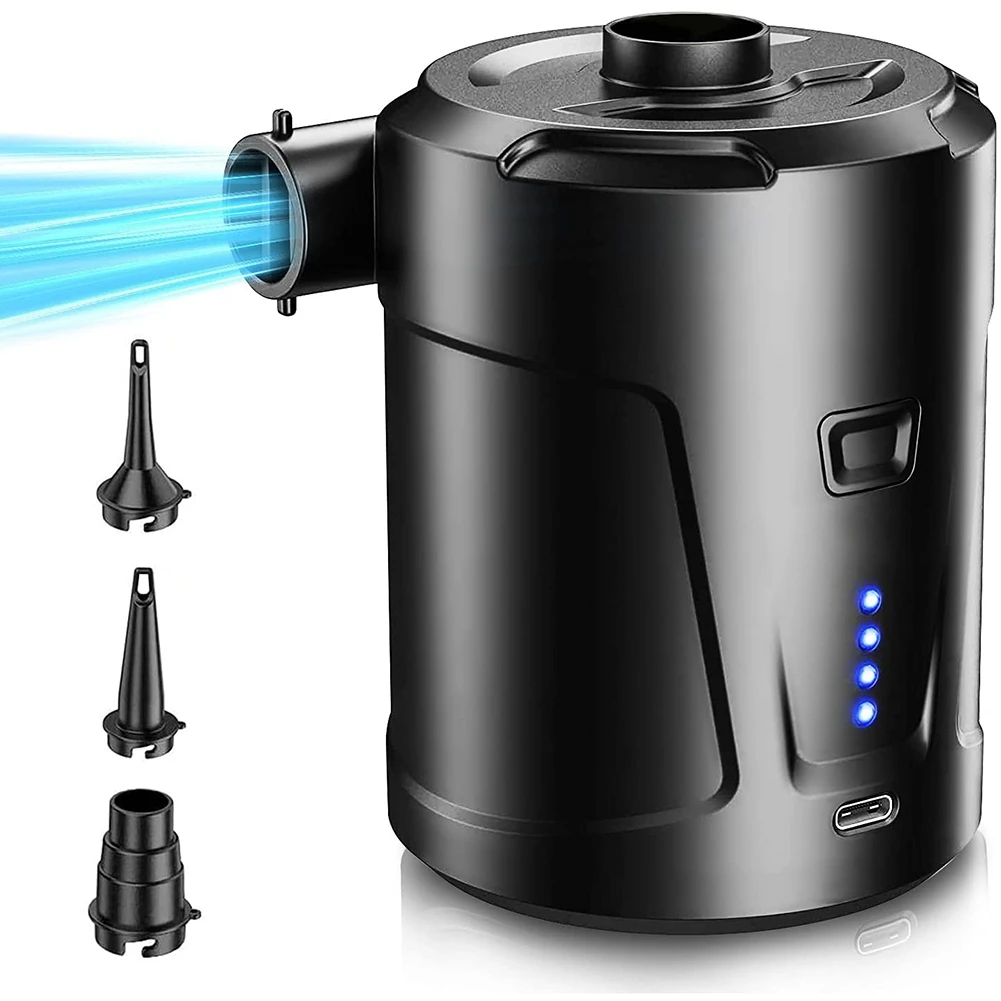 Electric Air Pump Portable Wireless Air Pump Inflatable Mattress Pump Inflator&Deflator Pool Pump for Camping Boats
Electric Air Pump Portable Wireless Air Pump Inflatable Mattress Pump Inflator&Deflator Pool Pump for Camping Boats