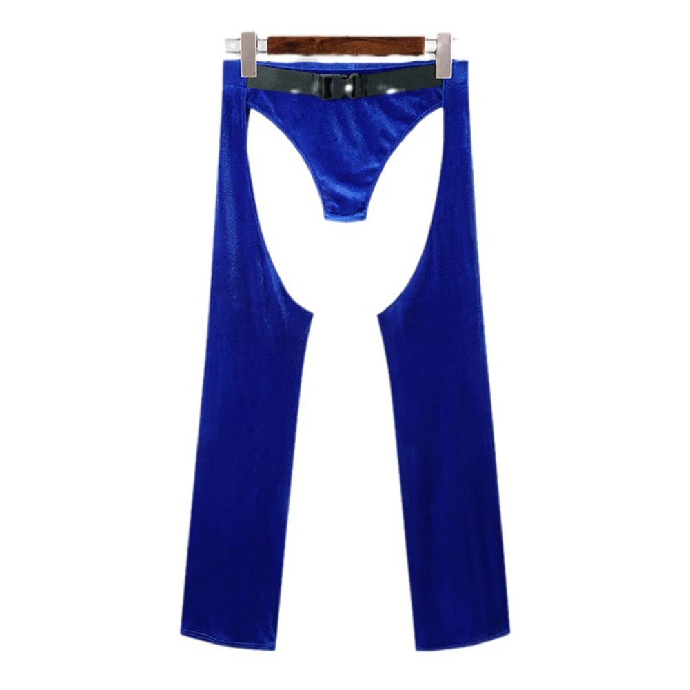 Men Latex Wetlook Crotchless Chaps Faux Leather Open Crotch Gay Pants With Thongs Sexy Adult Wear Sissy Lingerie For Man
Men Latex Wetlook Crotchless Chaps Faux Leather Open Crotch Gay Pants With Thongs Sexy Adult Wear Sissy Lingerie For Man