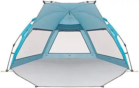 Пляжная палатка Shader Deluxe XL, легкая в использовании, ширина 99 дюймов, для 4-6 человек, солнцезащитное укрытие, расширенный веранду на молнии, в комплекте бежевый цвет
Пляжная палатка Shader Deluxe XL, легкая в использовании, ширина 99 дюймов, для 4-6 человек, солнцезащитное укрытие, расширенный веранду на молнии, в комплекте бежевый цвет
