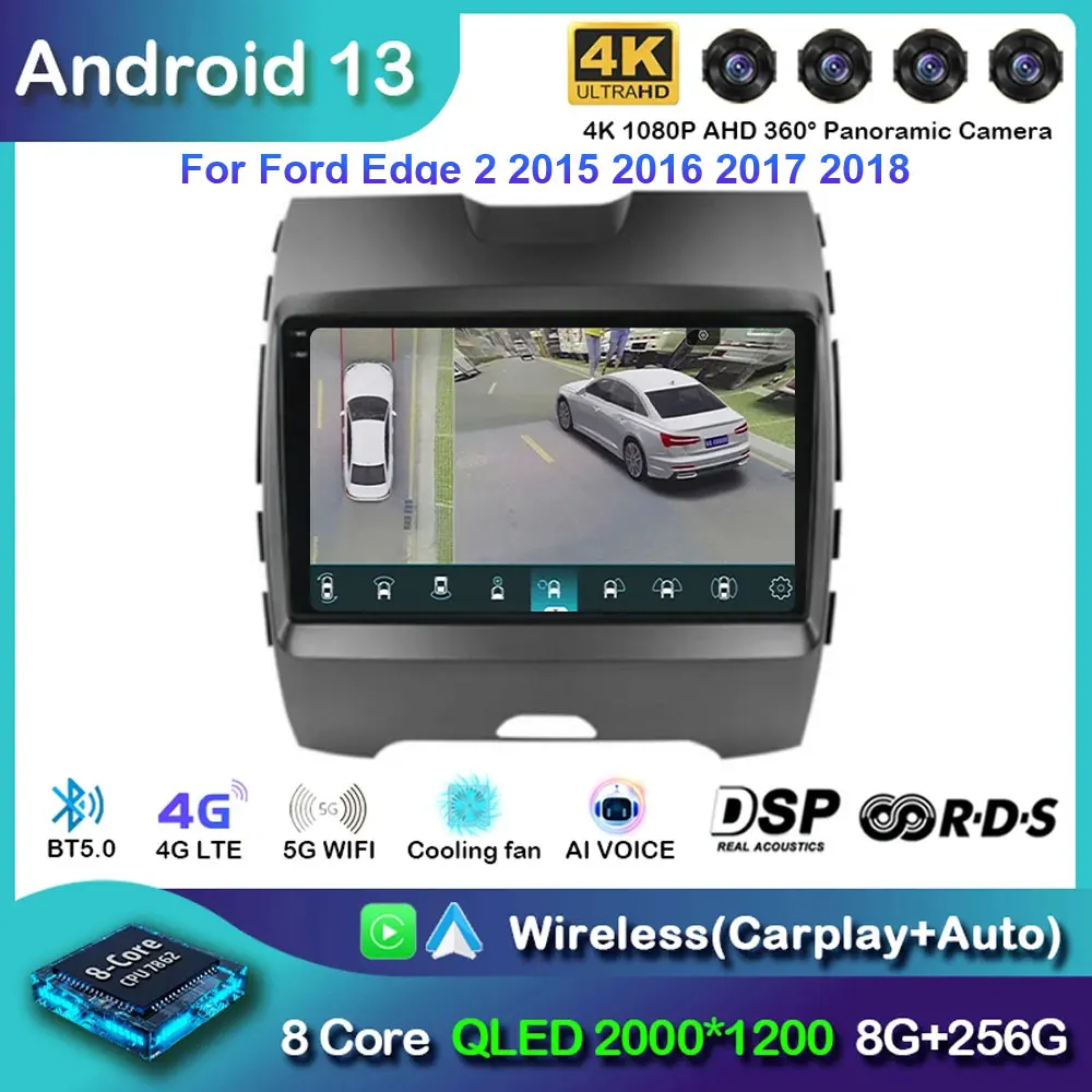 Android 13 For Ford Edge 2 2015 2016 2017 2018 Multimedia TV Car GPS Lettore Video Player Autoradio Navigation Radio WIFI 4G BT
Android 13 For Ford Edge 2 2015 2016 2017 2018 Multimedia TV Car GPS Lettore Video Player Autoradio Navigation Radio WIFI 4G BT
