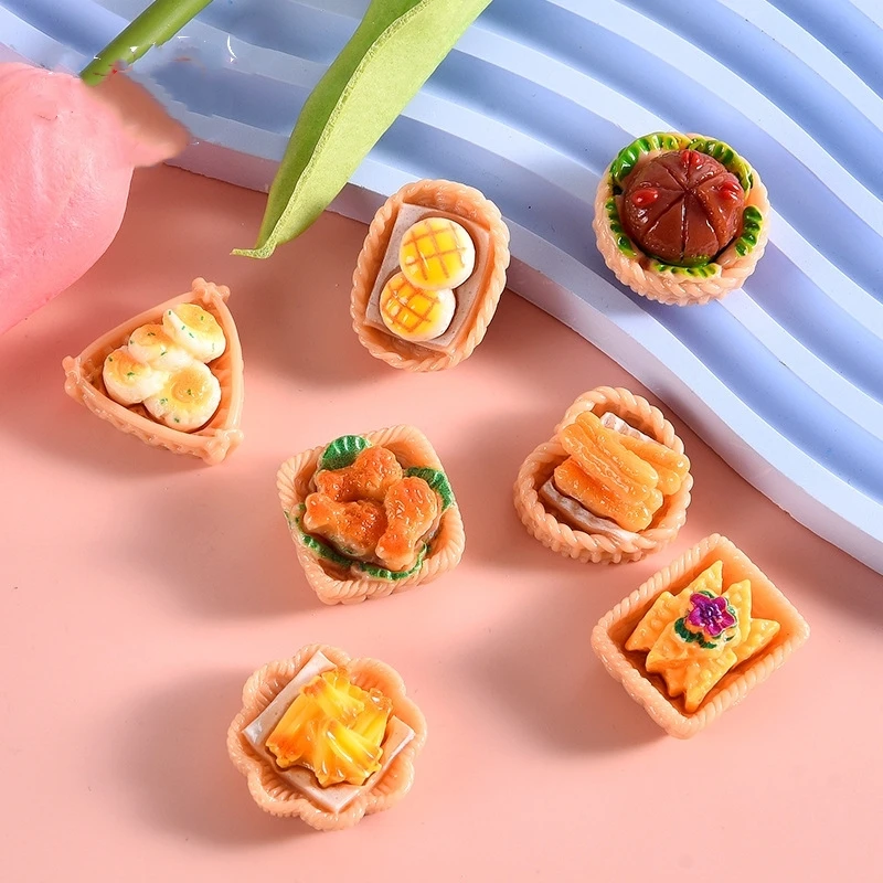 10pcs Resin Fake Foods Back Flatback Cabochons for Scrapbook DIY Decor Crafts Accessories Simulated Foods Resin Ornaments Charms
10pcs Resin Fake Foods Back Flatback Cabochons for Scrapbook DIY Decor Crafts Accessories Simulated Foods Resin Ornaments Charms