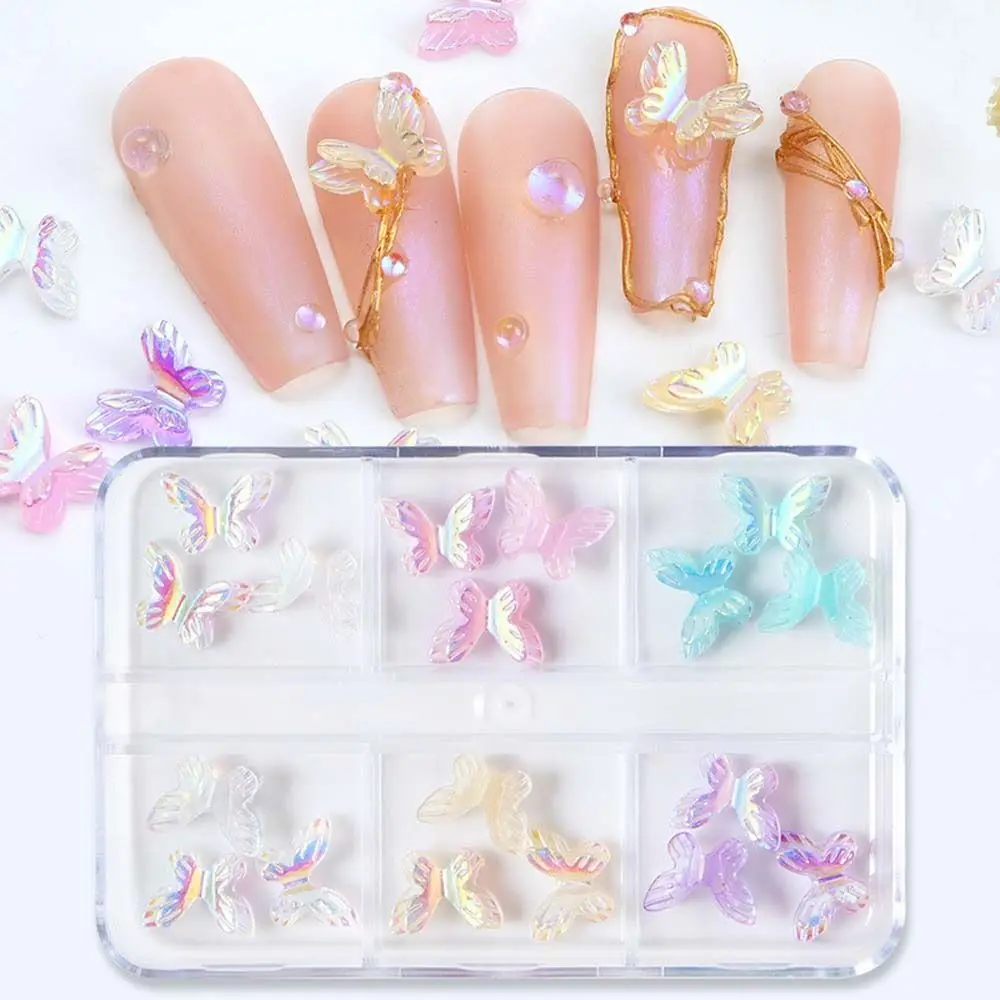 Ice Aurora Nail Decorations Colorful Butterfly Nail Ornament 3D Nail Art Drills Resin Nail Accessories Nail Salon
Ice Aurora Nail Decorations Colorful Butterfly Nail Ornament 3D Nail Art Drills Resin Nail Accessories Nail Salon