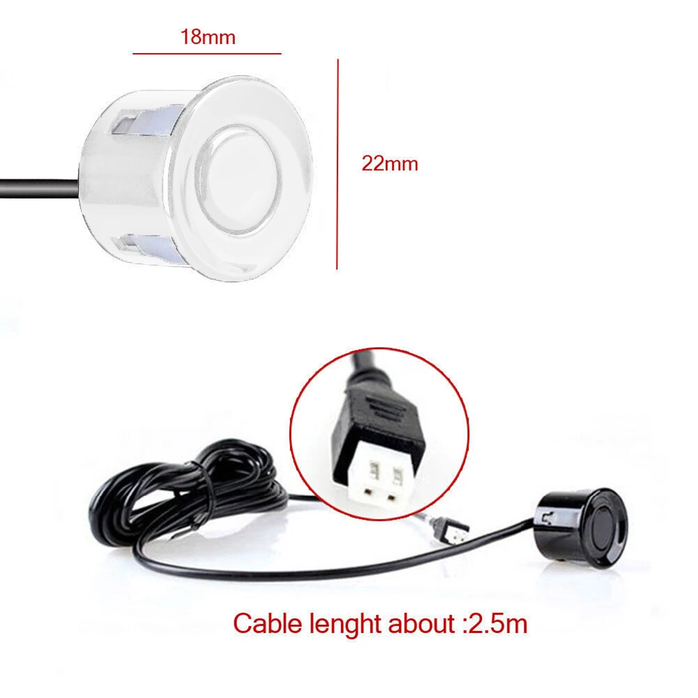 1pcs 1x ABS White Reversing Sensor 1 Piece Kit Probe Response Sound 0.2-2.5M 22mm 40±1kHz Accessories Brand New
1pcs 1x ABS White Reversing Sensor 1 Piece Kit Probe Response Sound 0.2-2.5M 22mm 40±1kHz Accessories Brand New