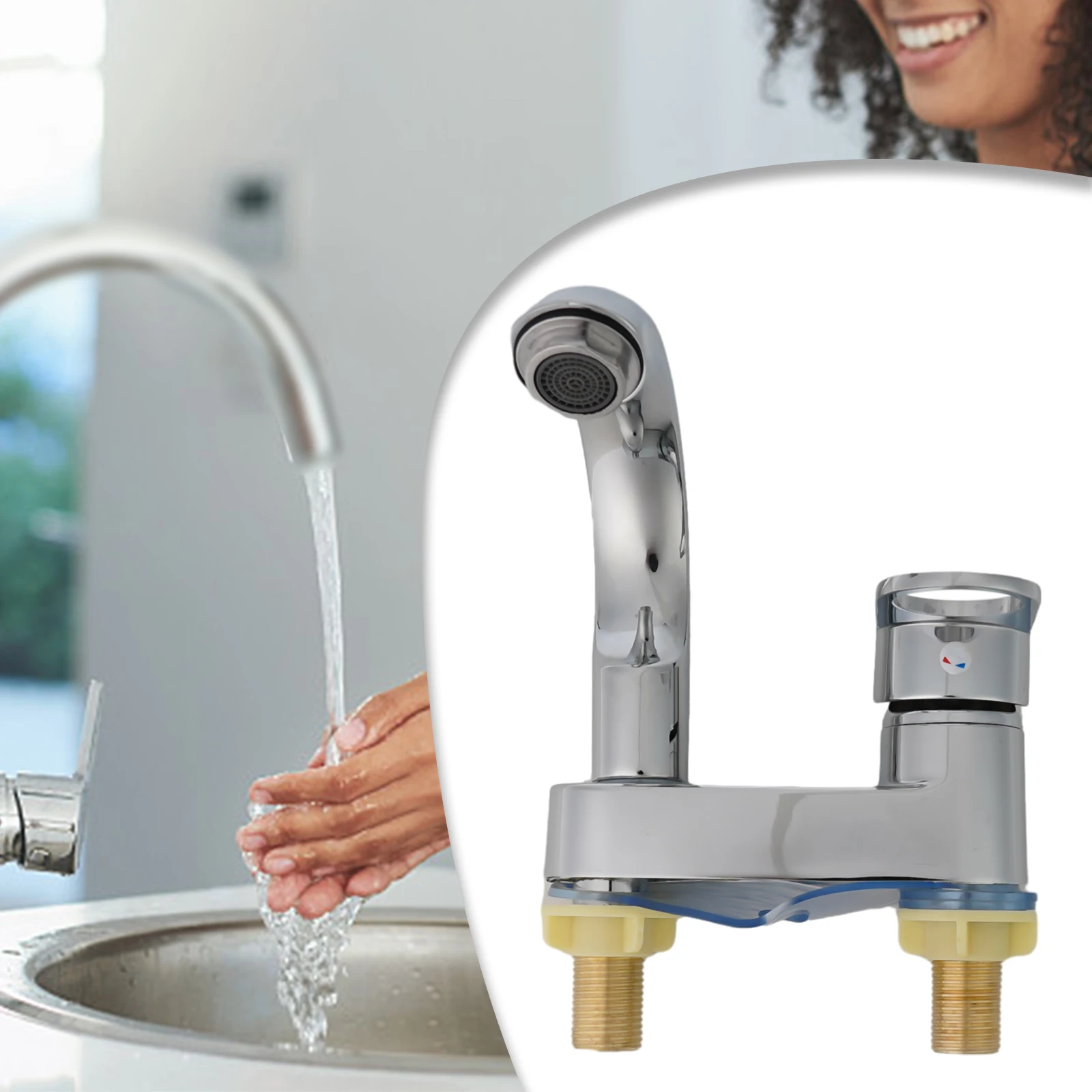 Water Tap Faucet Bathroom Fashionable Faucet Sink Washbasin 360° Rotating Anti-corrosion Anti-rust Cold And Hot
Water Tap Faucet Bathroom Fashionable Faucet Sink Washbasin 360° Rotating Anti-corrosion Anti-rust Cold And Hot