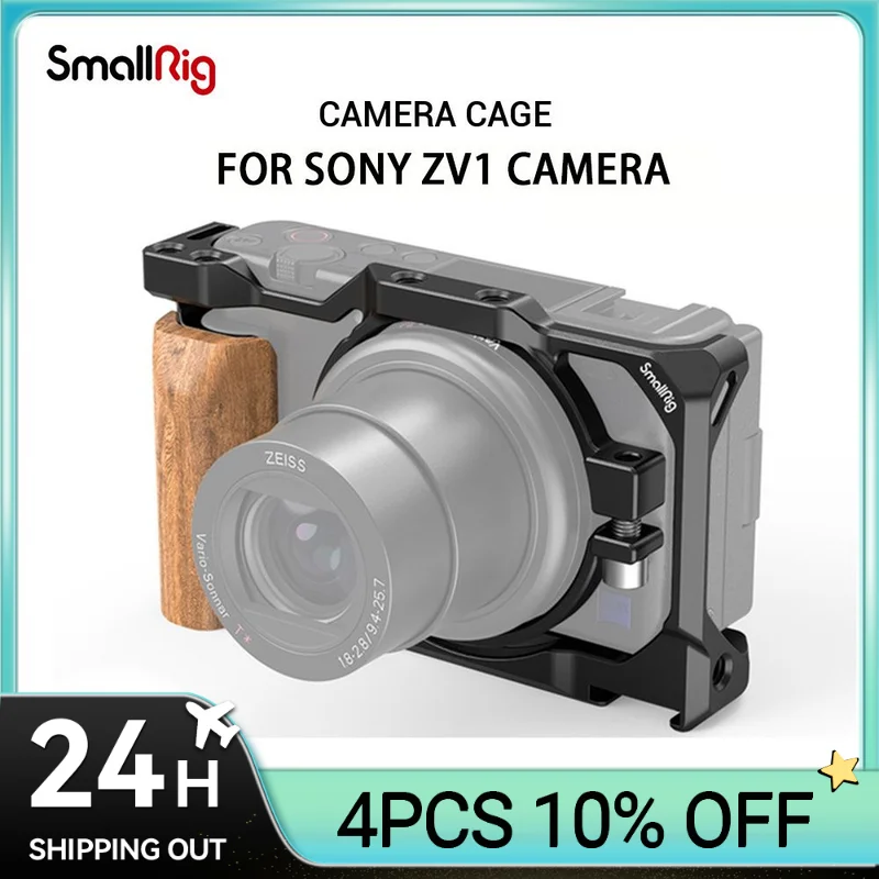 Осветительная клетка SmallRig для камеры Sony ZV1 с деревянной рукояткой для камеры Sony ZV1 клетка для видеосъемки 2937/2938
Осветительная клетка SmallRig для камеры Sony ZV1 с деревянной рукояткой для камеры Sony ZV1 клетка для видеосъемки 2937/2938