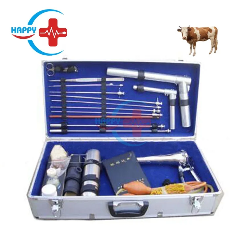 HC-R085 veterinary big animal sheep complete in series artificial Insemination instrument kit box for cow cattle
HC-R085 veterinary big animal sheep complete in series artificial Insemination instrument kit box for cow cattle