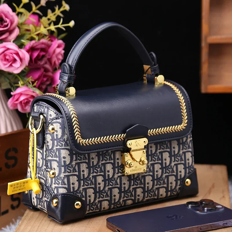 

Real Cowhide High Quality 2024 New Fashion Printed Shoulder Crossbody Bag Designer Handbag Purses and Handbags Sac Cc Gg