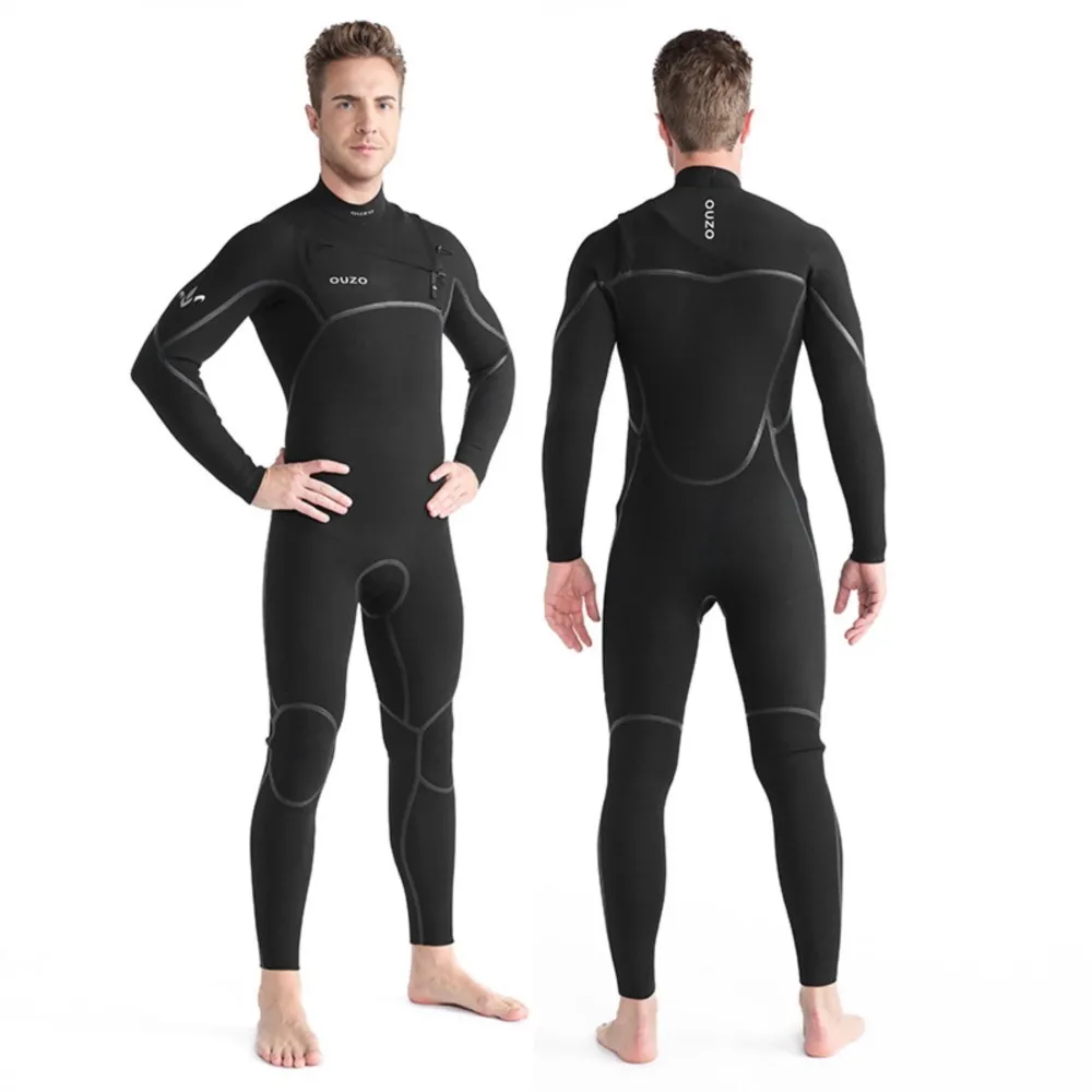 

Neoprene 4/ 3mm Wetsuit Surf Suits Keep Warm Diving Suit Kitesurf One-Piece Swimsuit Rash Guards Roupa De Mergulho Wet Suit