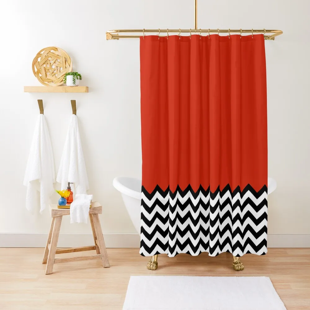 

Black Lodge (Twin Peaks) inspired graphic Shower Curtain For Bathrooms Shower Bathroom Bathroom Decor Curtain