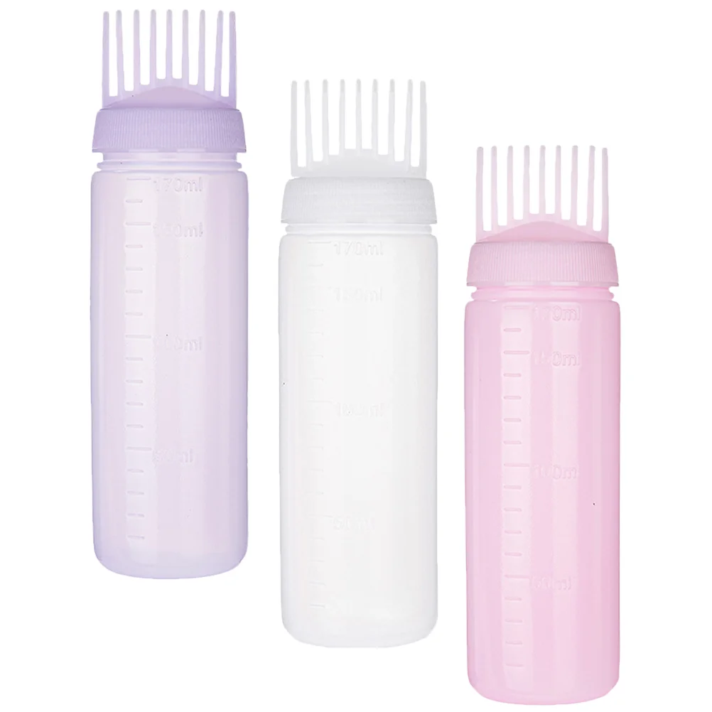 3 pcs Root Comb Applicator Bottle Hair Dye Applicator Bottle Hair Coloring Comb Applicator Bottle
3 pcs Root Comb Applicator Bottle Hair Dye Applicator Bottle Hair Coloring Comb Applicator Bottle