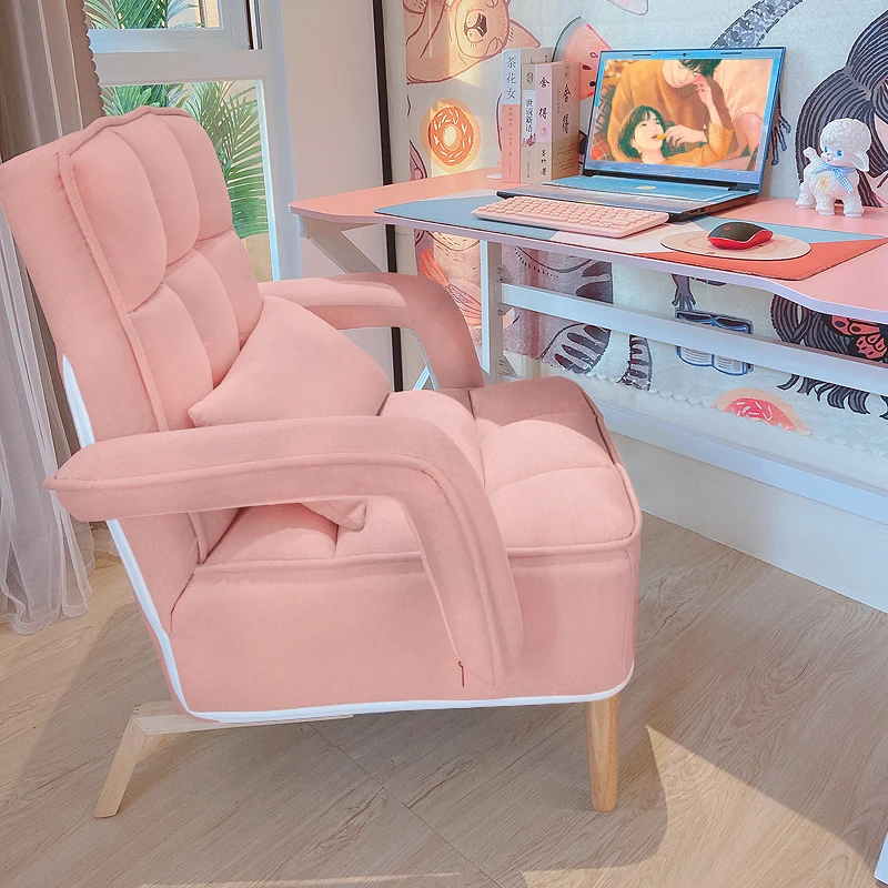 Designer Pink Leather Chair Living Room Clear Luxury Relaxing Chairs Footrest Backrest Bedroom Modern Silla Oficina Furniture
Designer Pink Leather Chair Living Room Clear Luxury Relaxing Chairs Footrest Backrest Bedroom Modern Silla Oficina Furniture