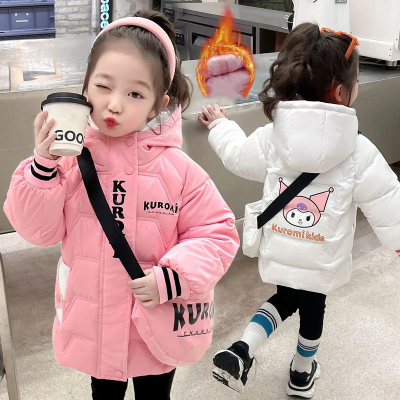 Winter Sanrio Kuromi Cotton Clothes Anime Kawaii Cotton Padded Thickened Jacket Cute Kids Baby Bag Jacket Clothes Sweet Kids Toy
Winter Sanrio Kuromi Cotton Clothes Anime Kawaii Cotton Padded Thickened Jacket Cute Kids Baby Bag Jacket Clothes Sweet Kids Toy