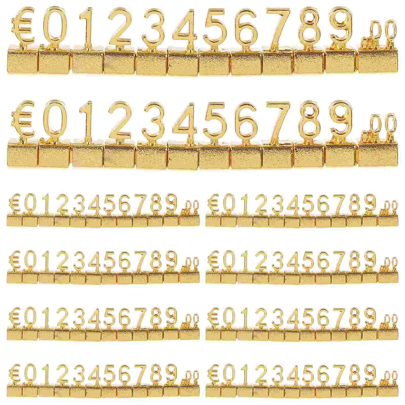 

Металлическая бирка с цифрами и буквами, регулируемая подставка, ценовая этикетка для розничного магазина ювелирных изделий (евро)
