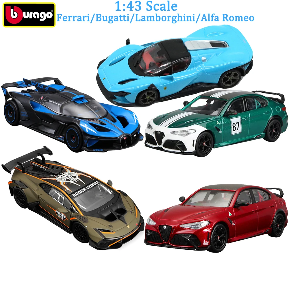 Bburago 1:43 Ferrari SP3 Bugatt Bolide Lamborghini Alfa Romeo Supercars Model Alloy Diecast Car Model Collection Cars For Adults 
Bburago 1:43 Ferrari SP3 Bugatt Bolide Lamborghini Alfa Romeo Supercars Model Alloy Diecast Car Model Collection Cars For Adults