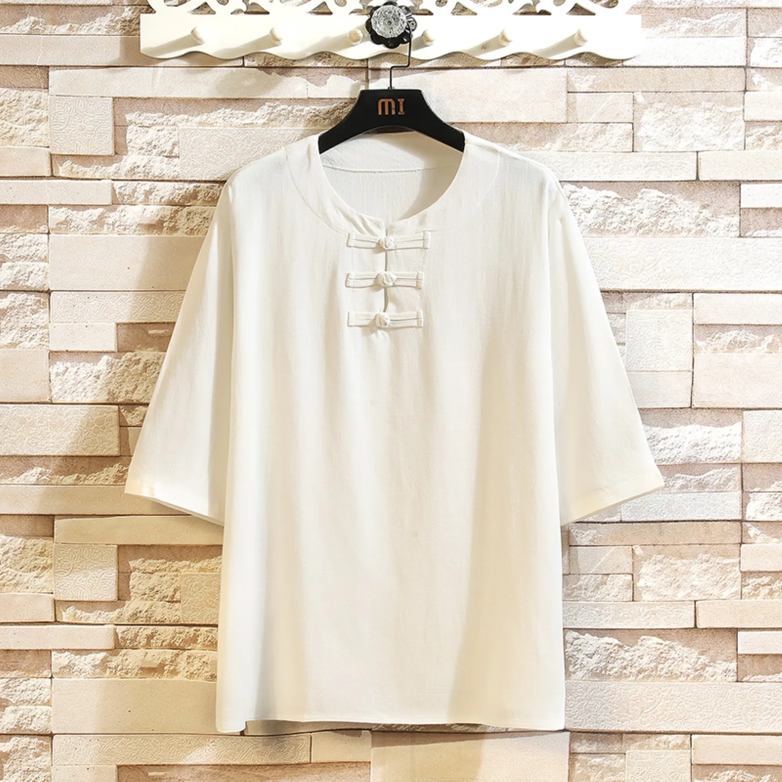 Male Spring And Autumn Long Sleeve Button Solid Color Three Quarter Sleeve T Shirt Dragon Shirt Short Sleeve Button down Shirt
Male Spring And Autumn Long Sleeve Button Solid Color Three Quarter Sleeve T Shirt Dragon Shirt Short Sleeve Button down Shirt