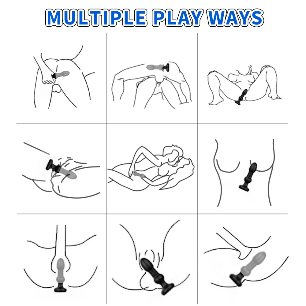 Телескопический Анальный Вибратор