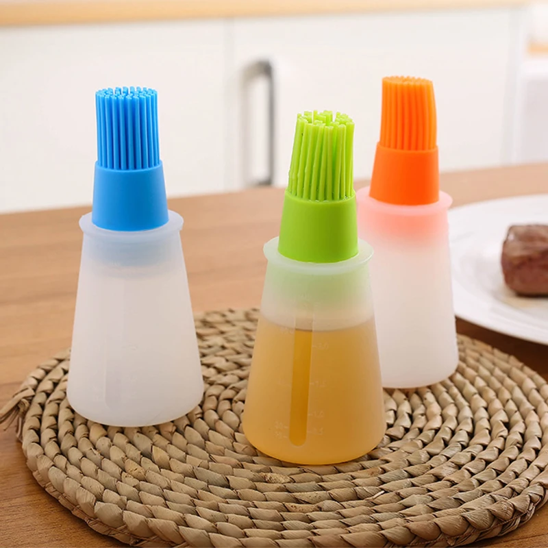 Silicone Oil Bottle with Brush Grill Barbecue Brushes Liquid Oil Pastry Kitchen Baking BBQ Household Bakery Pancake Kitchen Tool
Silicone Oil Bottle with Brush Grill Barbecue Brushes Liquid Oil Pastry Kitchen Baking BBQ Household Bakery Pancake Kitchen Tool