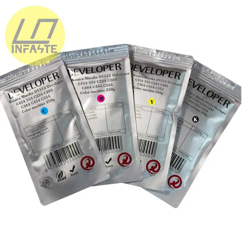 High quality OEM DV512 Developer for Konica Minolta C454 554 C224 C284 C364 C454 C554 Iron Powder Photocopy Machine
High quality OEM DV512 Developer for Konica Minolta C454 554 C224 C284 C364 C454 C554 Iron Powder Photocopy Machine