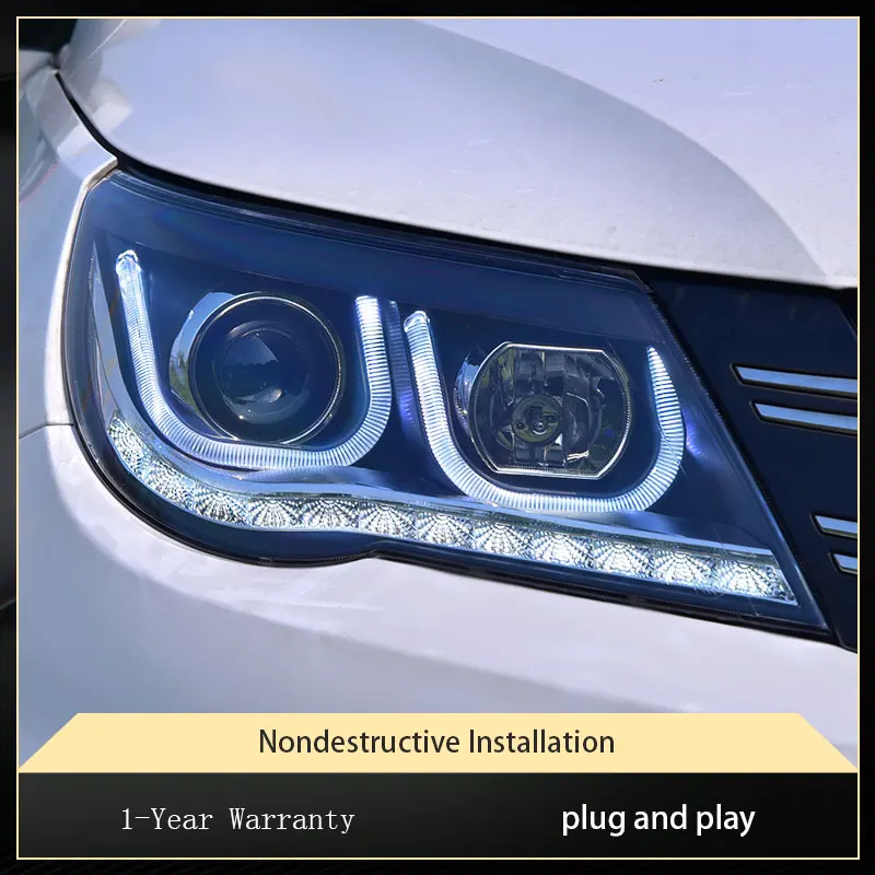 Car Lights For Volkswagen VW Tiguan 2009-2012 Headlight Upgrade LED DRL Double U Shape Design Signal Lamp Tool Accessories
Car Lights For Volkswagen VW Tiguan 2009-2012 Headlight Upgrade LED DRL Double U Shape Design Signal Lamp Tool Accessories