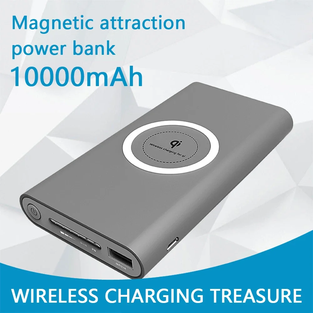 New power bank fast charging three-in-one wireless charging treasure 8000mAh type-c interface mobile power supply
New power bank fast charging three-in-one wireless charging treasure 8000mAh type-c interface mobile power supply