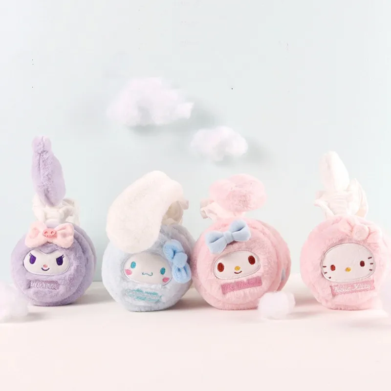 New Sanrio Cartoon Kuromi Earmuffs Kawaii Winter Cute Interest Lace Plush Ear Muffs Outdoor Motion Warm Earflap Holiday Gifts
New Sanrio Cartoon Kuromi Earmuffs Kawaii Winter Cute Interest Lace Plush Ear Muffs Outdoor Motion Warm Earflap Holiday Gifts