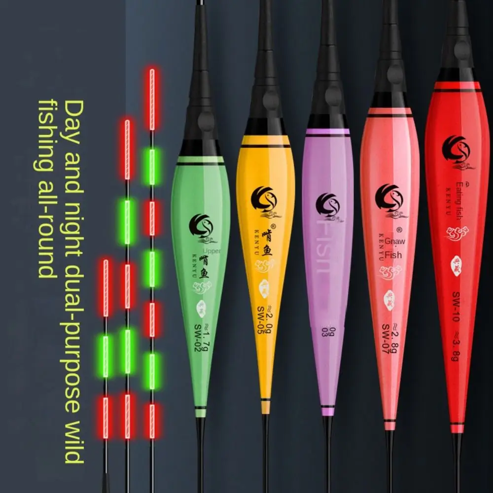 Night Fishing LED Luminous Electronic Float Buoys Highly Sensitive Glowing Electric Bait Alarm Bobbers Sea Fishing Accessories
Night Fishing LED Luminous Electronic Float Buoys Highly Sensitive Glowing Electric Bait Alarm Bobbers Sea Fishing Accessories